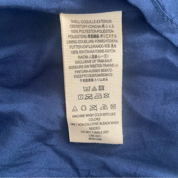 Free People Lost In You Navy Blue Midi  Floral Navy Button Short Sleeve … - Picture 10 of 13